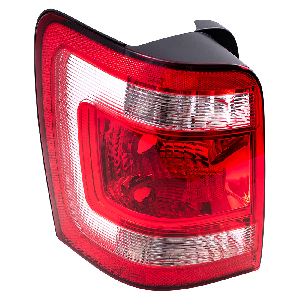 Brock Replacement Drivers Taillight Tail Lamp Compatible with 2008