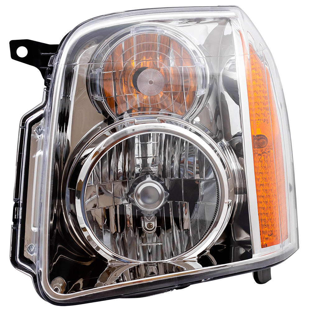 Brock Replacement Driver Halogen Headlight Compatible with 2007-2014 Yukon & Yukon XL 20969894