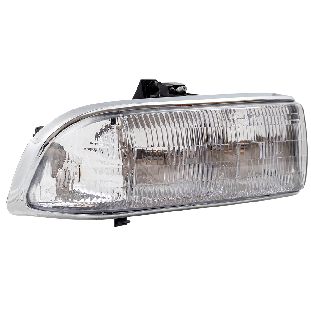 Brock Aftermarket Replacement Passenger Right Composite Halogen Combination Headlight Assembly