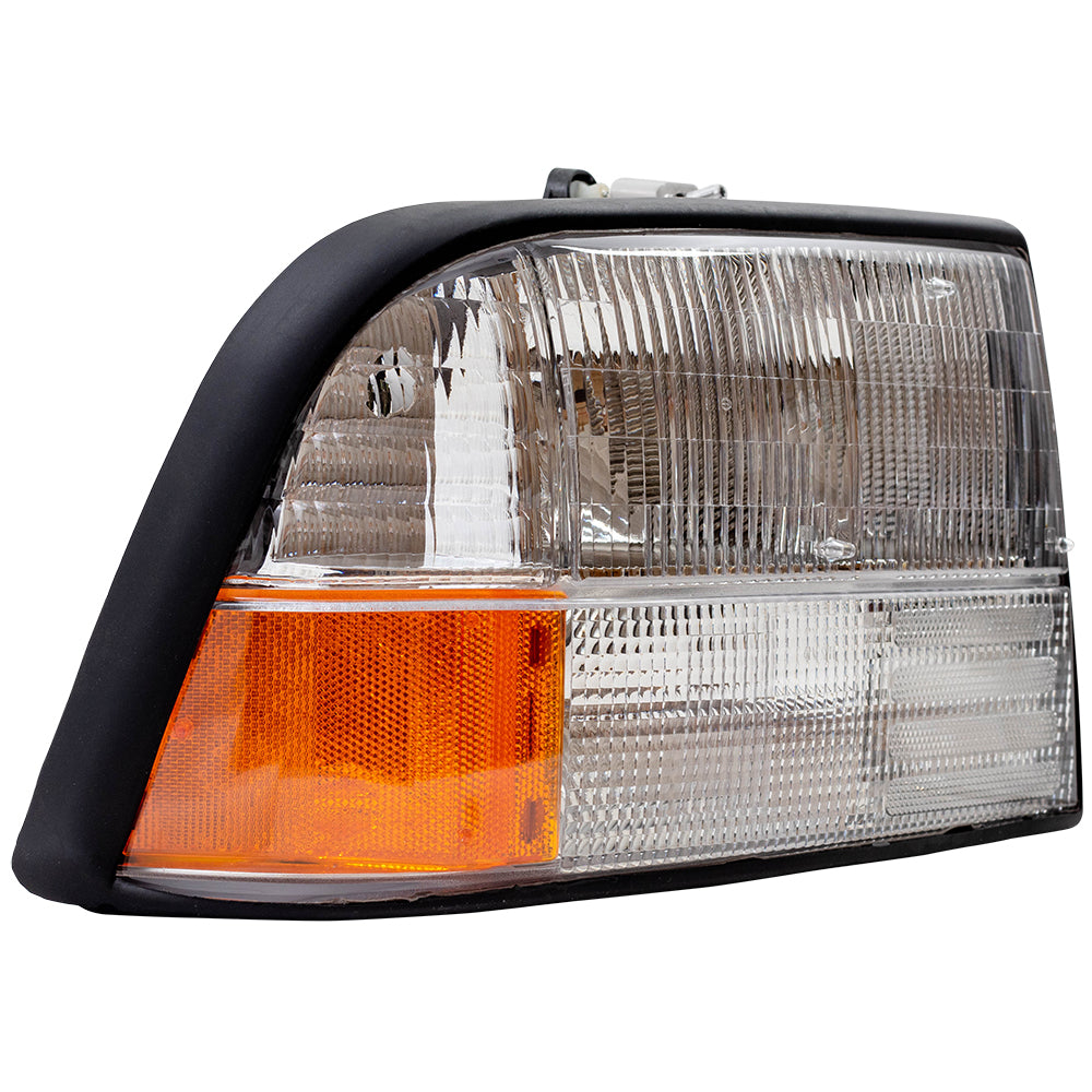 Brock Replacement Passenger Headlight Compatible with 98-04 Sonoma Pickup Truck 16526228