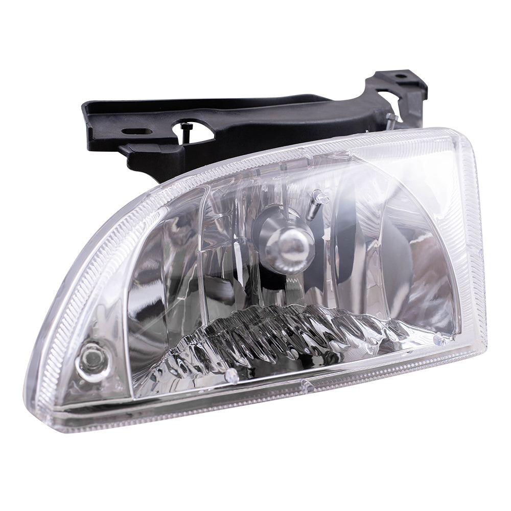 Brock Replacement Driver Headlight Compatible with 2000 2001 2002 Cavalier 22666740