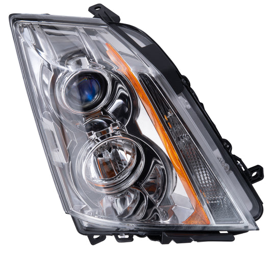 Brock Replacement Passenger Halogen Headlight Compatible with 2008-2014 CTS 25897358