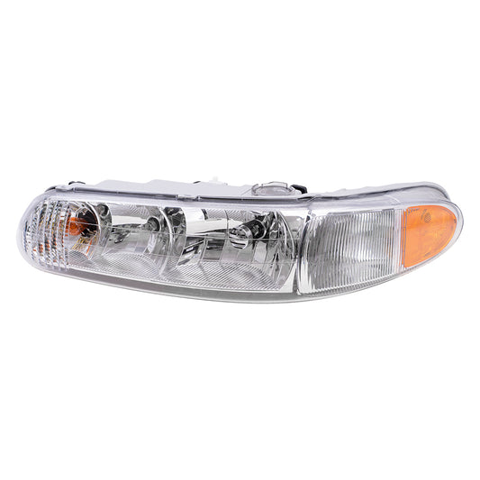 Brock Replacement Driver Headlight Compatible with 1997-2005 Century 19244639