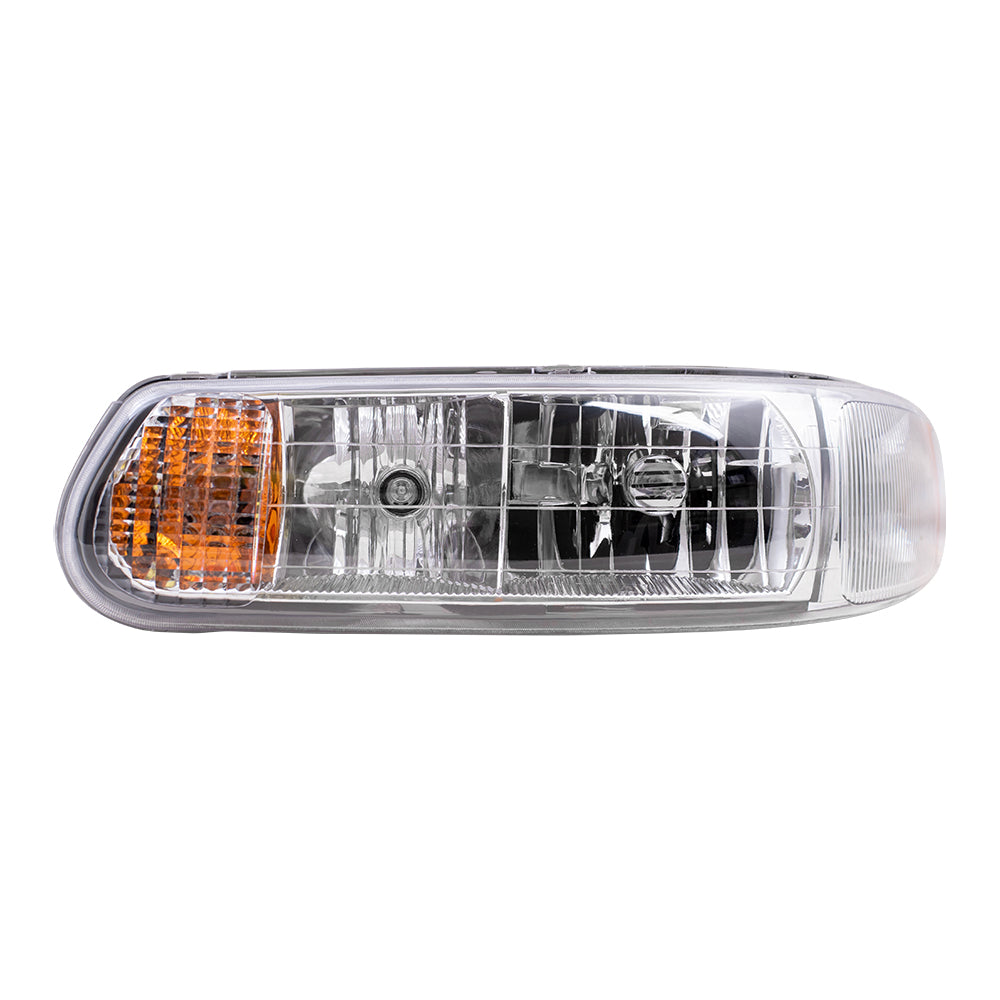 Brock Replacement Driver Headlight Compatible with 1997-2005 Century 19244639