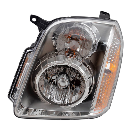 Brock Replacement Driver Halogen Headlight Compatible with 2007-2014 Yukon Denali & Yukon XL Denali 20969896