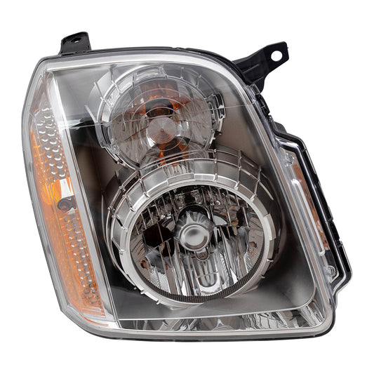 Brock Replacement Passenger Headlight Compatible with 2007-2014 Yukon Denali & Yukon XL Denali 20969897