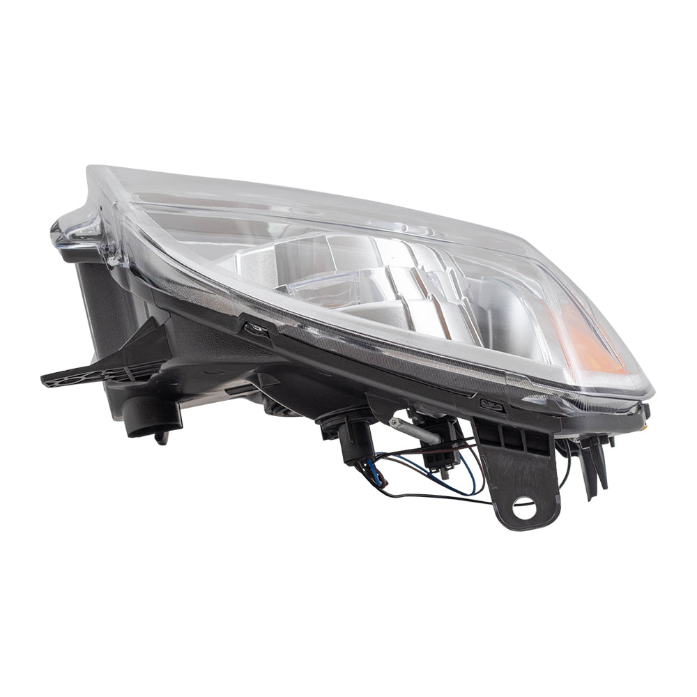 Brock Replacement Passenger Headlight Compatible with 2007-2014 Yukon Denali & Yukon XL Denali 20969897