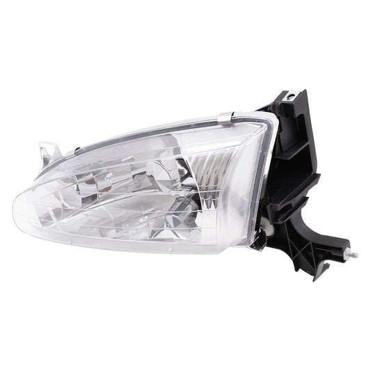 Brock Replacement Driver Side Halogen Headlight Assembly Compatible with 1998-2002 Prizm 94857184