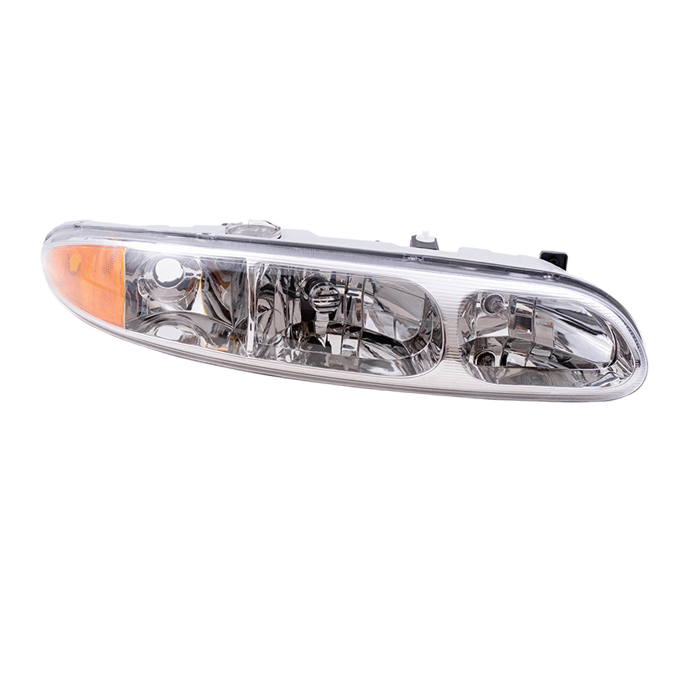 Brock Replacement Passenger Headlight Compatible with 1999-2004 Alero 22689651