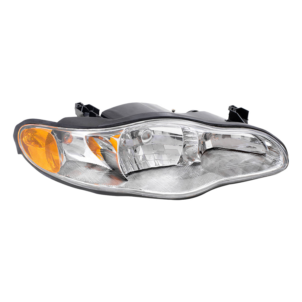 Brock Replacement Passenger Headlight Compatible with 2000-2005 Monte Carlo 10349959