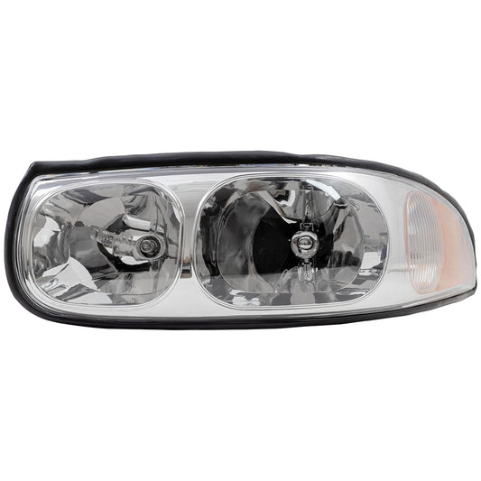 Brock Replacement Driver Headlight with Smooth High Beam Compatible with 2000 LeSabre 19245373