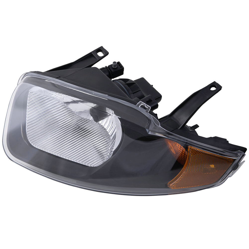 Brock Replacement Driver Headlight Compatible with 2003 2004 2005 Cavalier 22707274