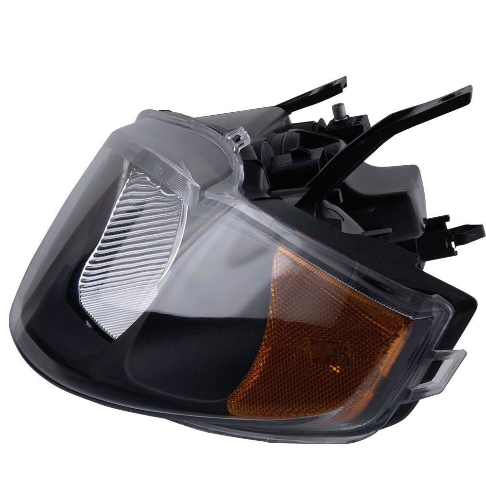 Brock Replacement Driver Headlight Compatible with 2003 2004 2005 Cavalier 22707274