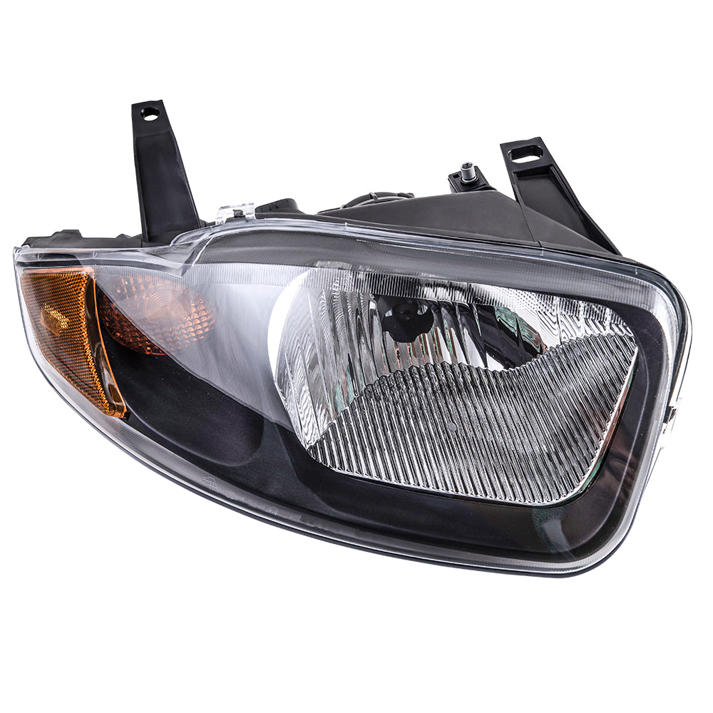 Brock Replacement Passenger Headlight Compatible with 2003 2004 2005 Cavalier 22707273