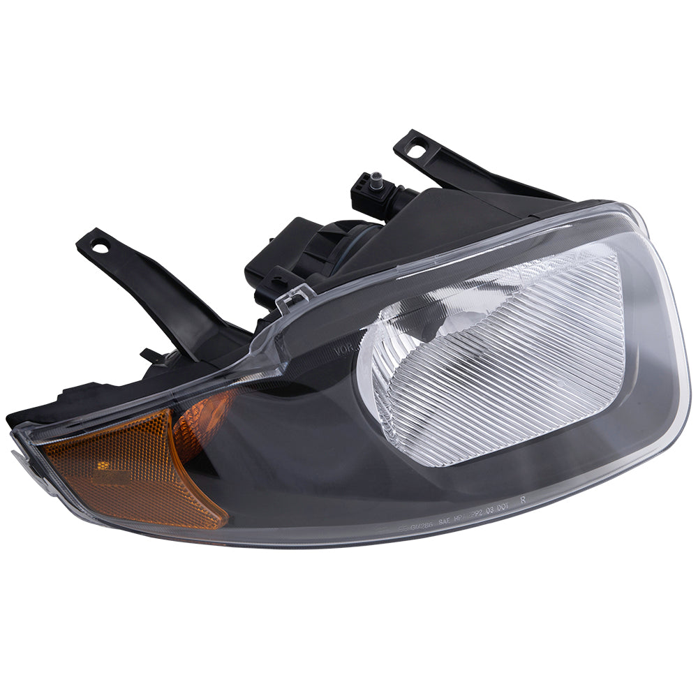 Brock Replacement Passenger Headlight Compatible with 2003 2004 2005 Cavalier 22707273