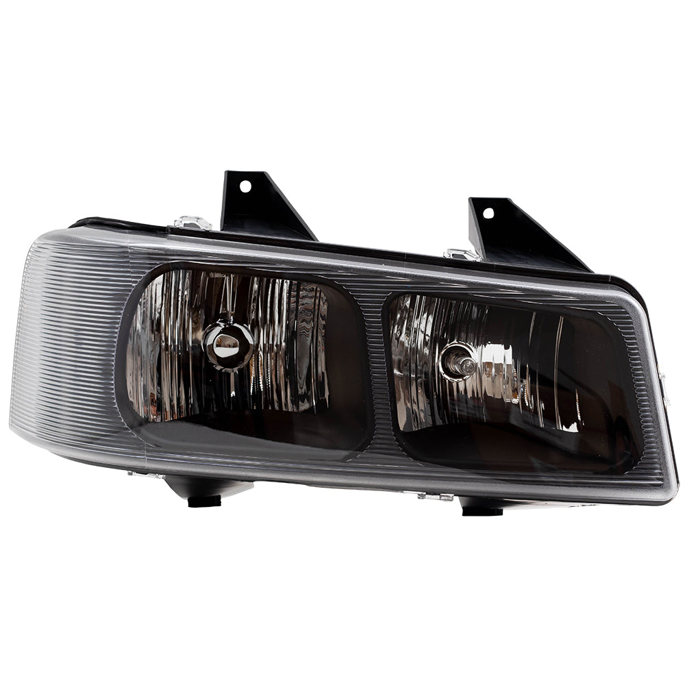 Brock Aftermarket Replacement Passenger Right Halogen Composite Headlight Assembly Compatible With 15879432