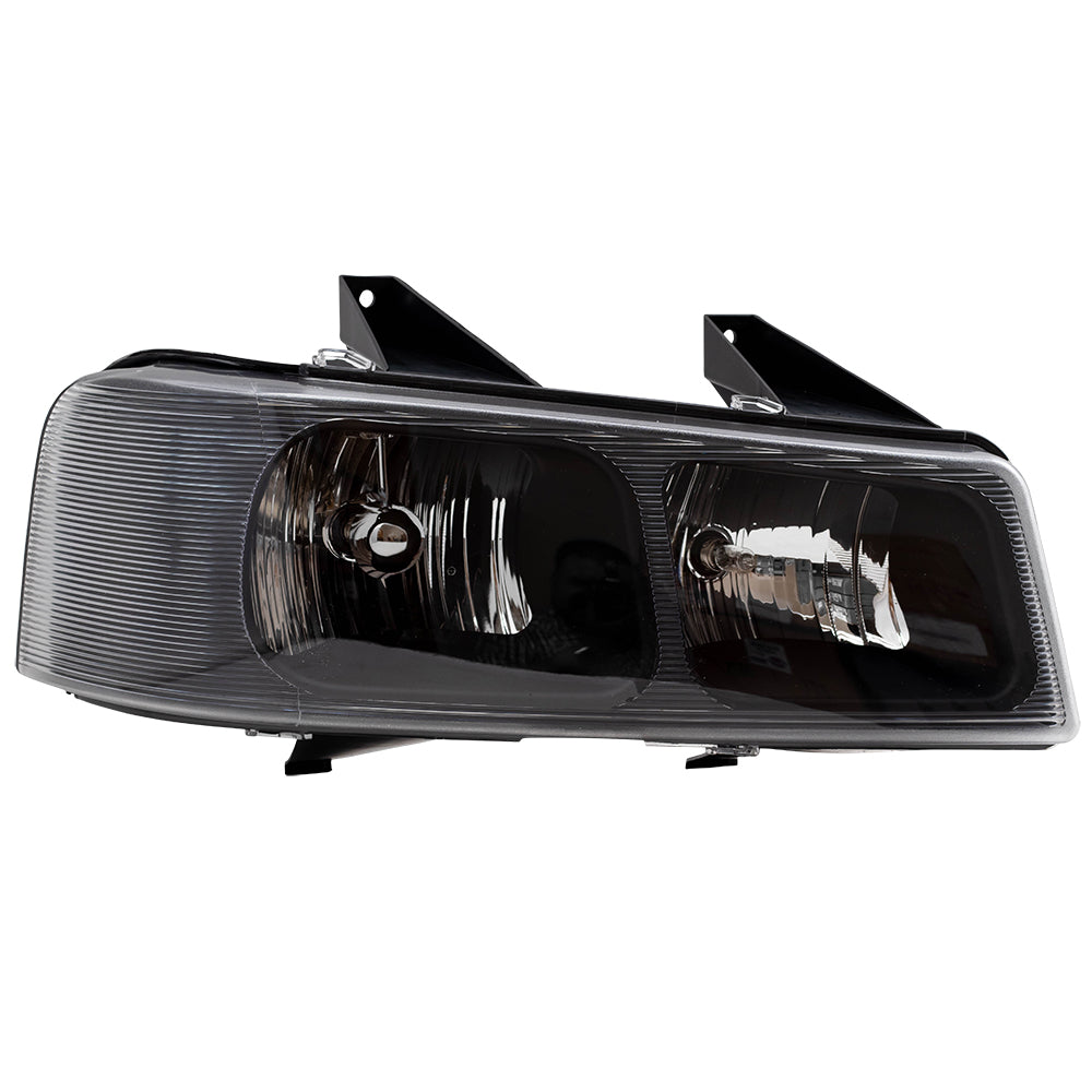 Brock Aftermarket Replacement Passenger Right Halogen Composite Headlight Assembly Compatible With 15879432