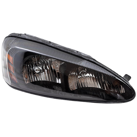 Brock Replacement Passenger Halogen Headlight Compatible with 2004-2008 Grand Prix 25851403