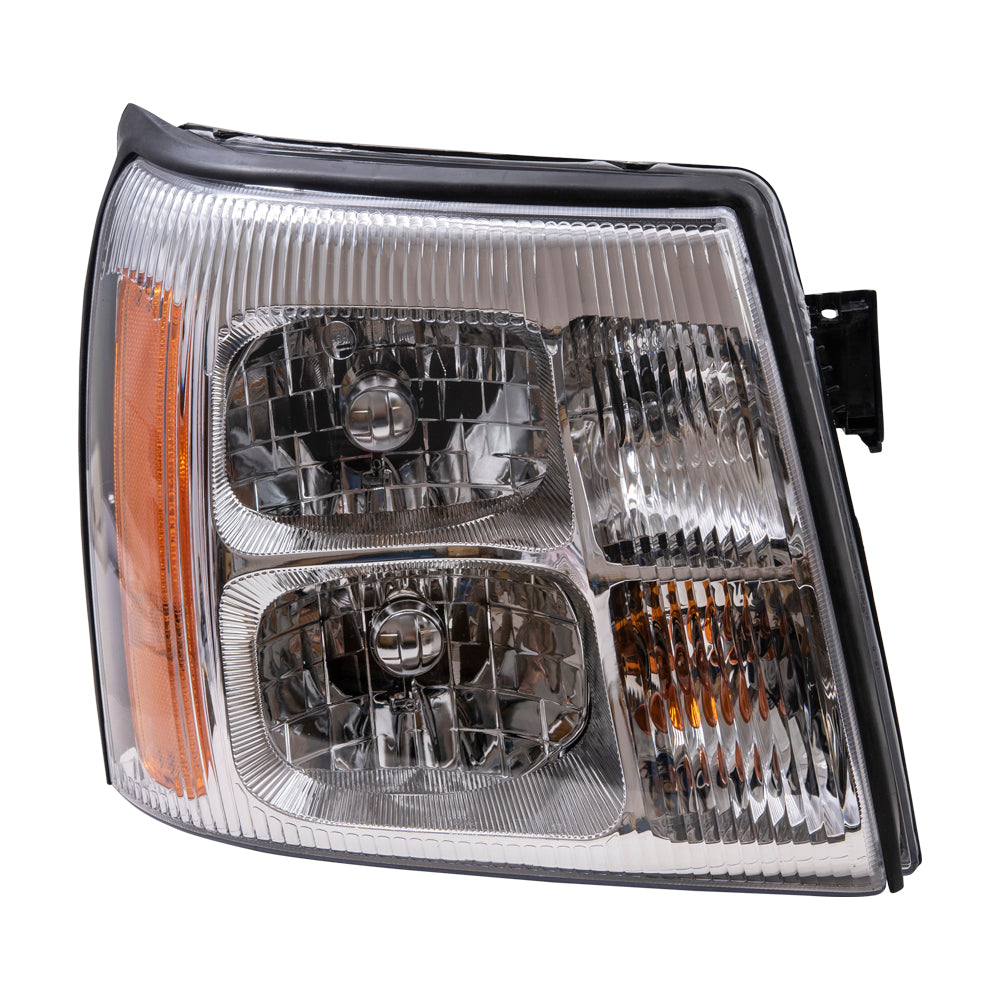 Brock Replacement Passenger Halogen Headlight Compatible with 15181850