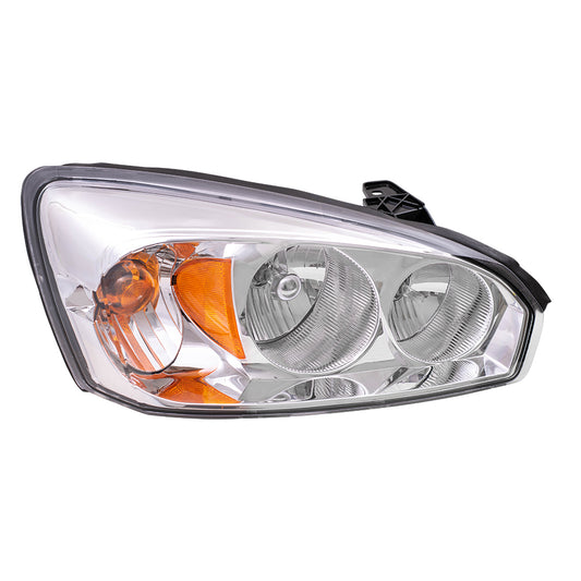 Brock Replacement Passenger Headlight Compatible with 2004-2007 Malibu Malibu Maxx 2008 Malibu Classic 15851372