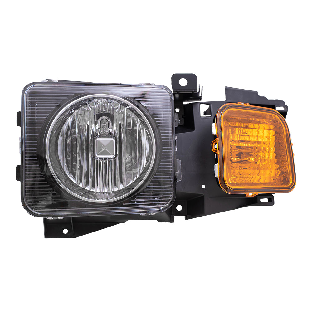 Brock Replacement Driver Halogen Headlight Compatible with 06-10 H3 & H3T Truck 15951163