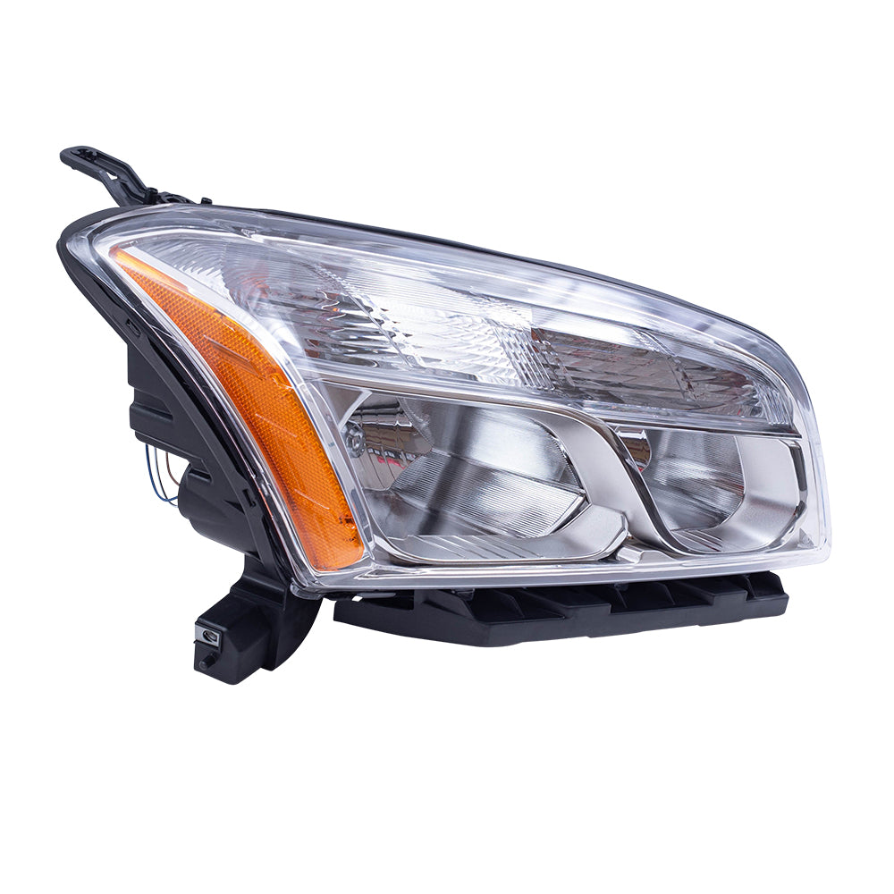 Brock Aftermarket Replacement Passenger Right Halogen Combination Headlight Assembly Compatible With 2013-2016 Chevy Trax