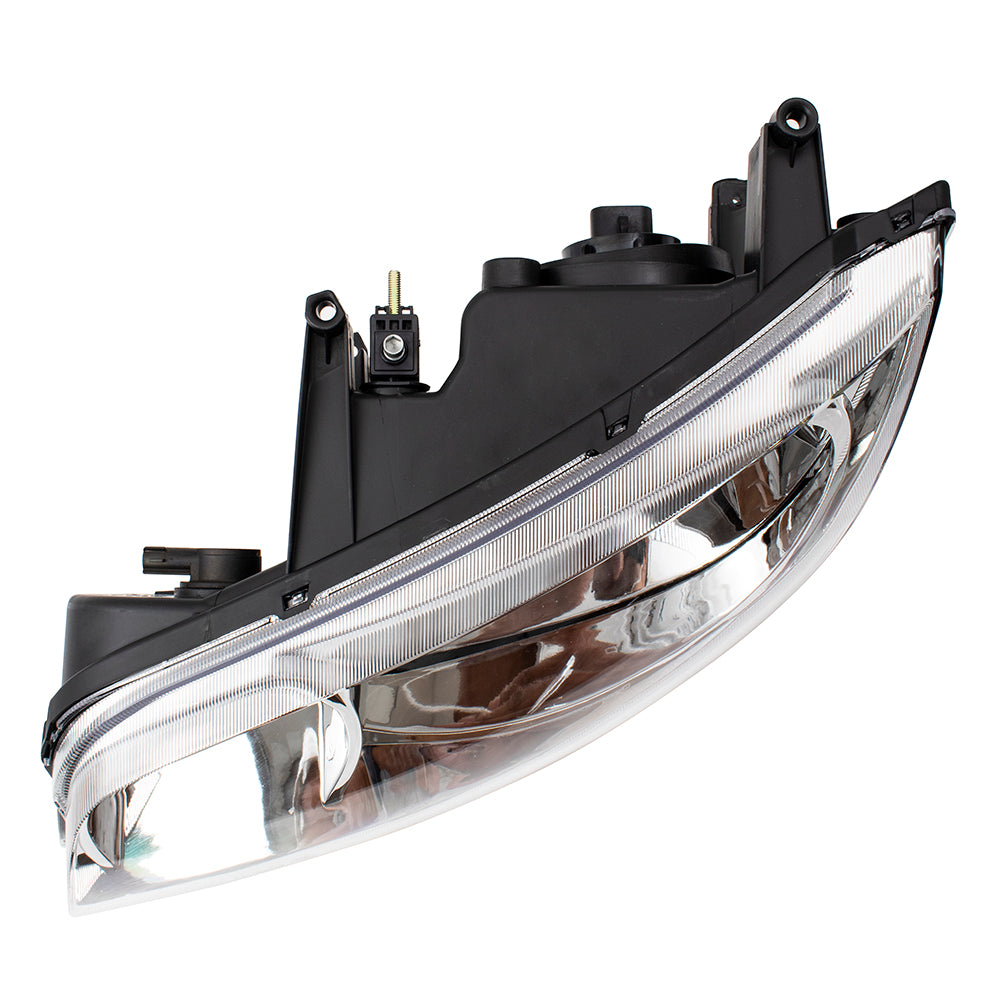 Brock Replacement Driver Headlight Lens Compatible with 2003-2007 Ion Coupe 15264217