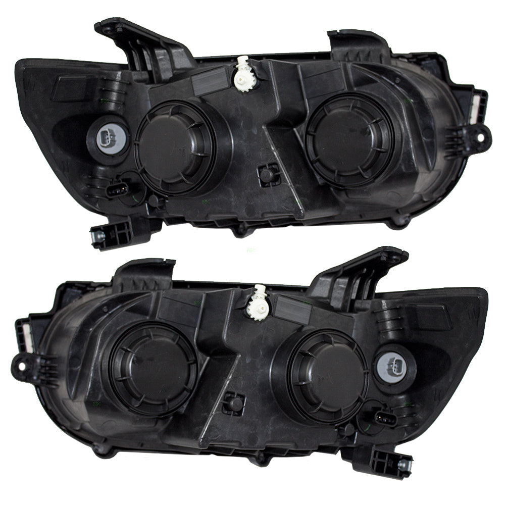 Brock Replacement Driver and Passenger Set Headlights Compatible with 2012-2015 Sonic 96830971 96830972