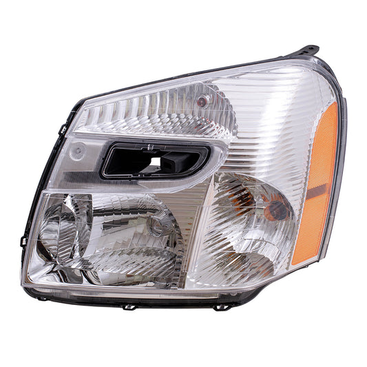 Brock Replacement Driver CAPA-Certified Halogen Headlight Compatible with 2005-2009 Equinox 15888058