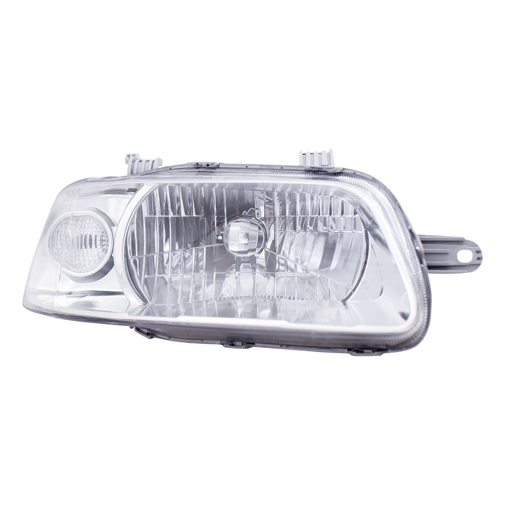 Brock Replacement Driver and Passenger Side Headlight Assemblies Compatible with 2004-2006 Aveo & 2007-2008 Aveo5