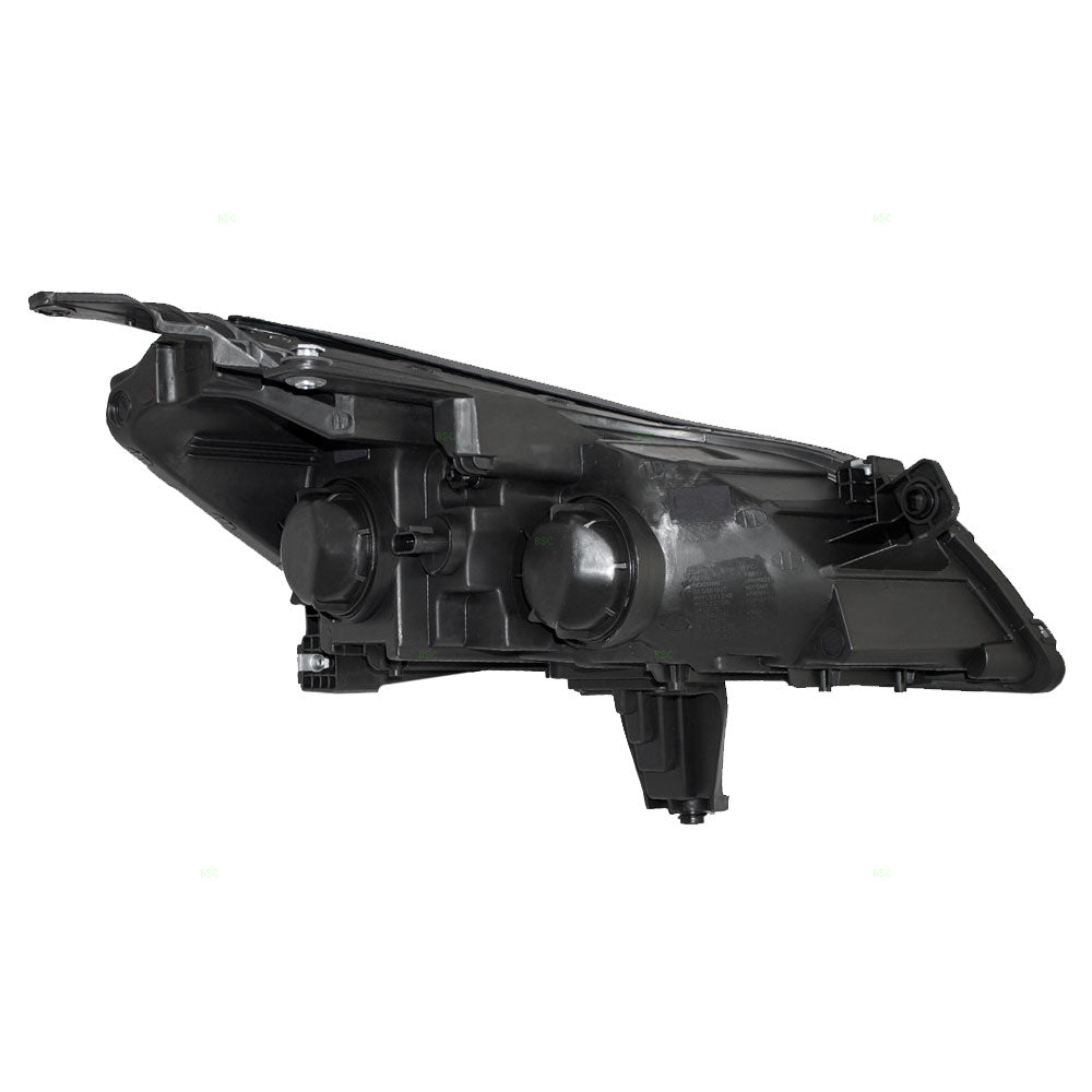 Brock Replacement Driver Headlight with Projector Beam Compatible with 2009 2010 2011 2012 Traverse 20794801