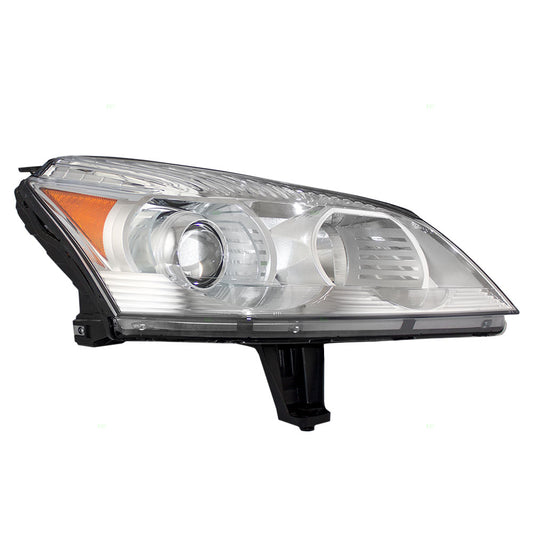 Brock Replacement Passenger Headlight with Projector Beam Compatible with 2009 2010 2011 2012 Traverse