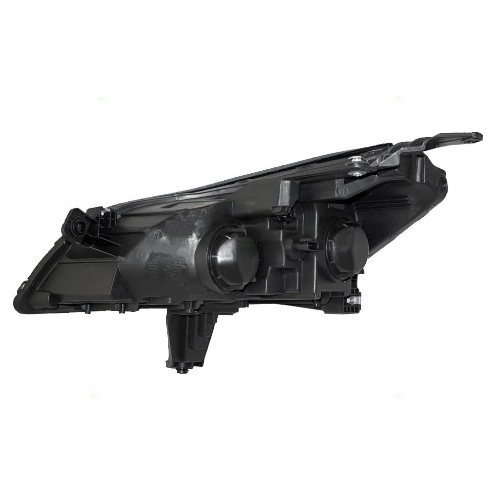 Brock Replacement Passenger Headlight with Projector Beam Compatible with 2009 2010 2011 2012 Traverse