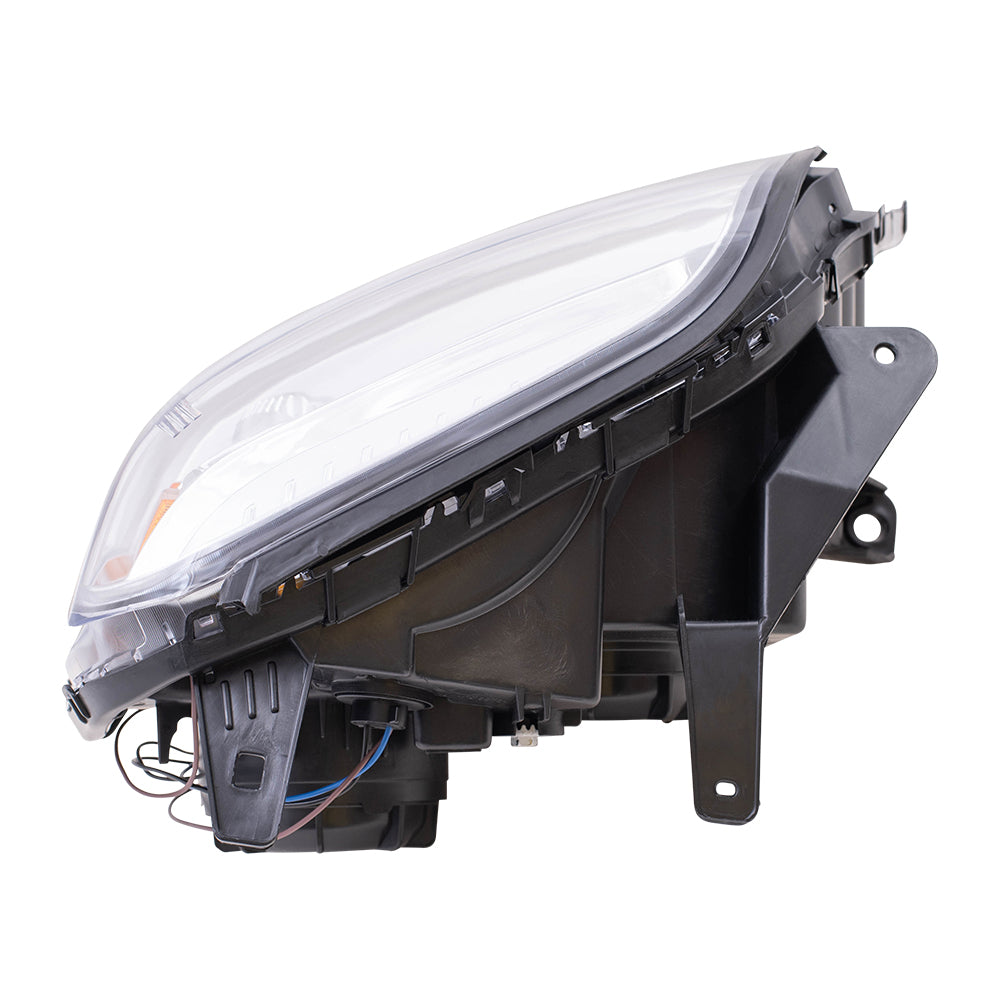 Brock Replacement Driver Halogen Headlight Compatible with 2010-2015 Terrain 23319179