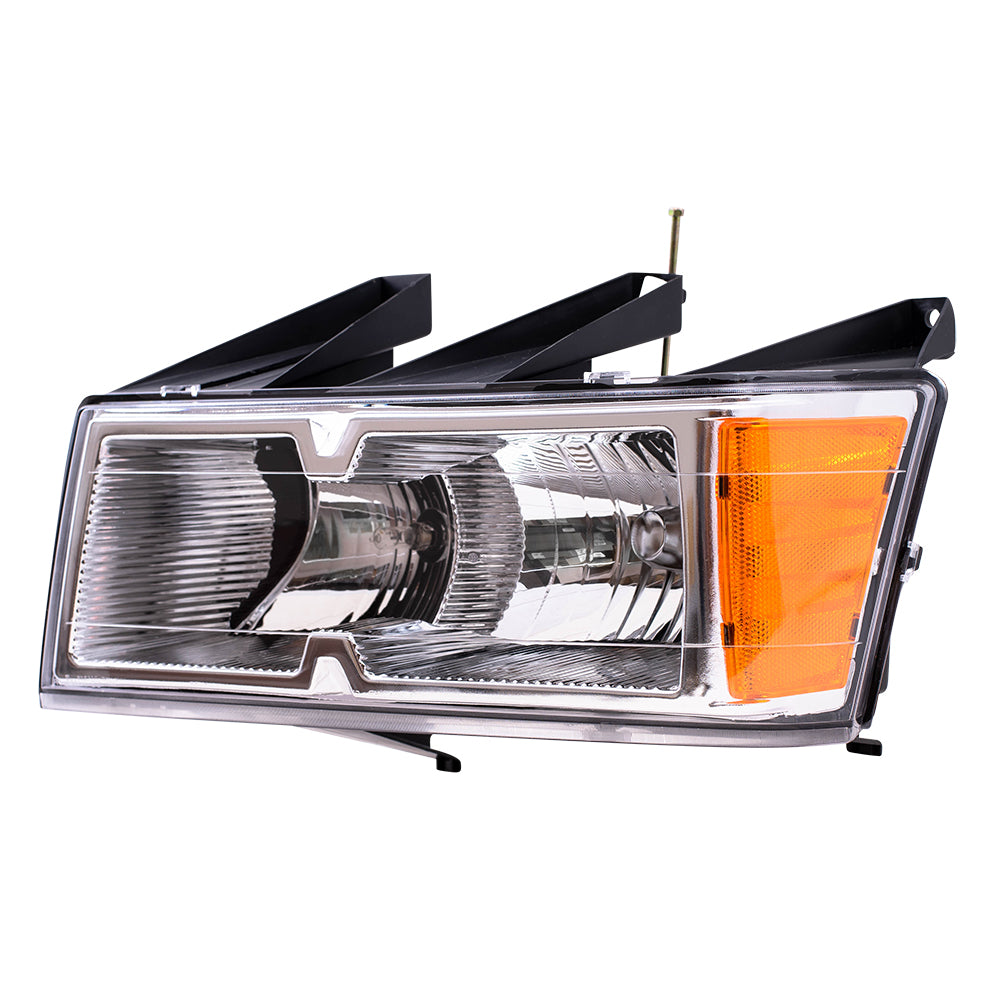 Brock Replacement Driver Headlight Compatible with 2004-2012 Colorado Canyon Pickup Truck 8207665690