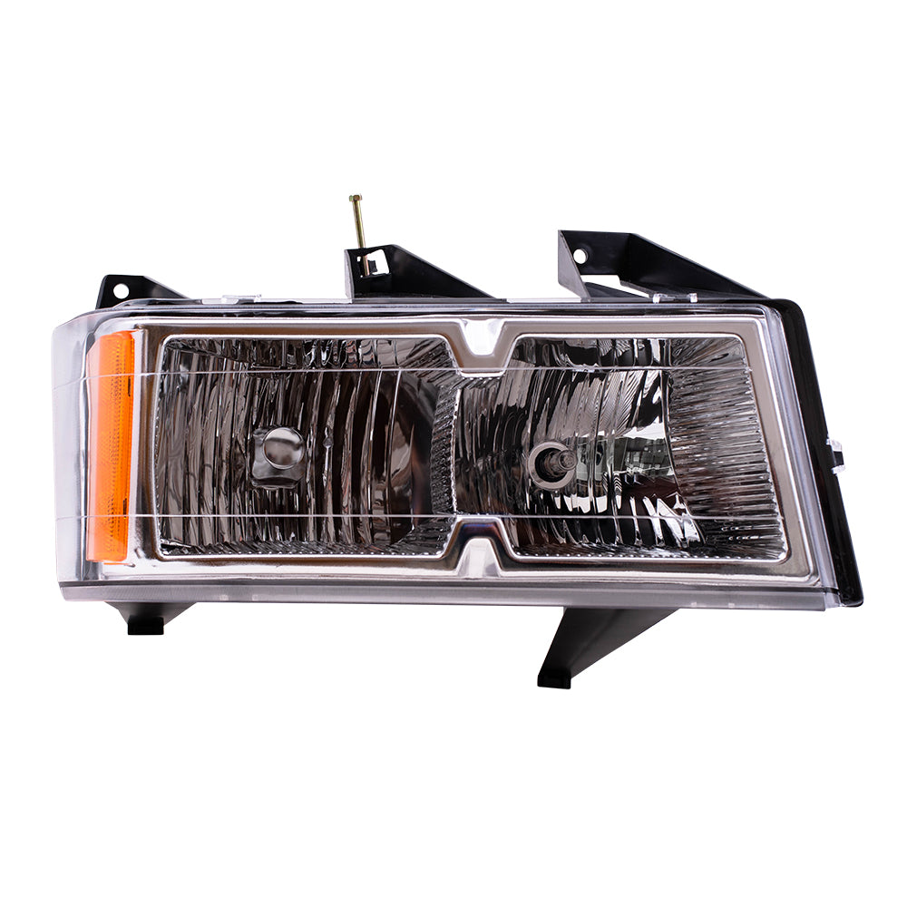 Brock Replacement Passenger Headlight Compatible with 2004-2012 Colorado Canyon Pickup Truck 8207665700