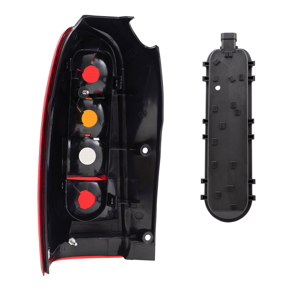 Brock Replacement Passenger Tail Lamp Right Side Tail Light with Circuit Board Compatible with 1997-2005 Venture