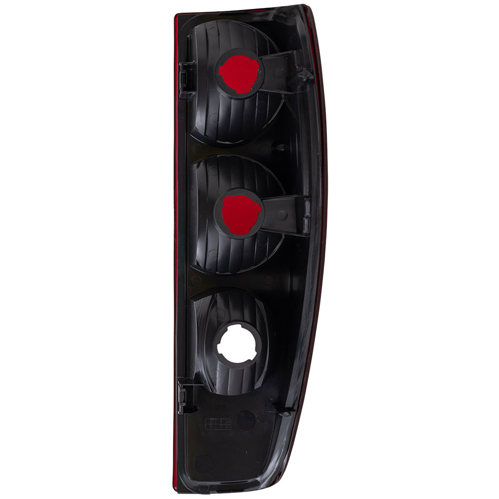 Brock Aftermarket Replacement Driver Left Passenger Right Tail Light Unit Set Compatible With 2004-2012 Chevy Colorado