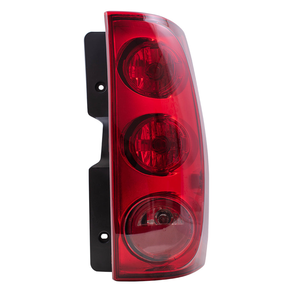 Brock Replacement Driver and Passenger Set Tail Lights Compatible with 2007-2014 Yukon 25975975 25975976