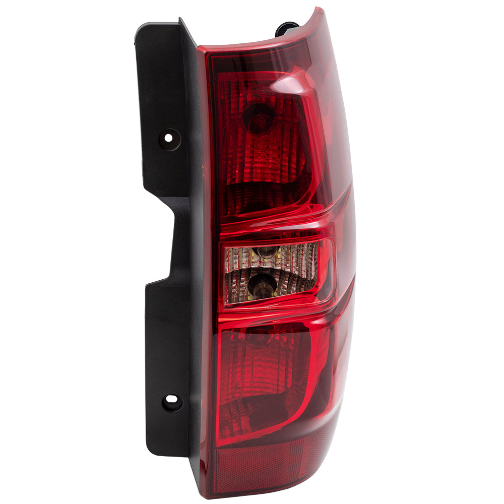 Brock Replacement Driver and Passenger Side Tail Light Assemblies without Hybrid Transmission Compatible with 2007-2014 Chevy Tahoe