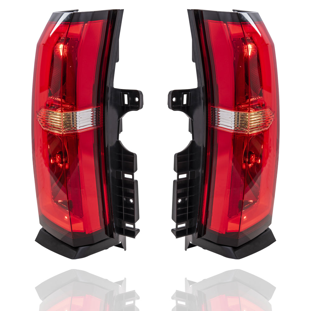 Brock 1222-0112S Replacement Tail Light Assembly Set Simple Design