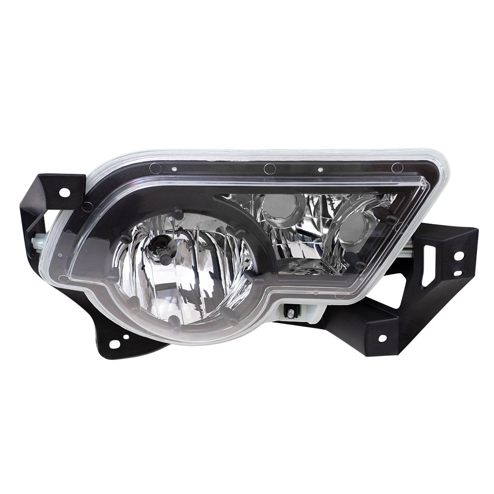 Brock Replacement Passenger Fog Light Compatible with 2002-2006 Avalanche Pickup Truck with Body Cladding 15040362