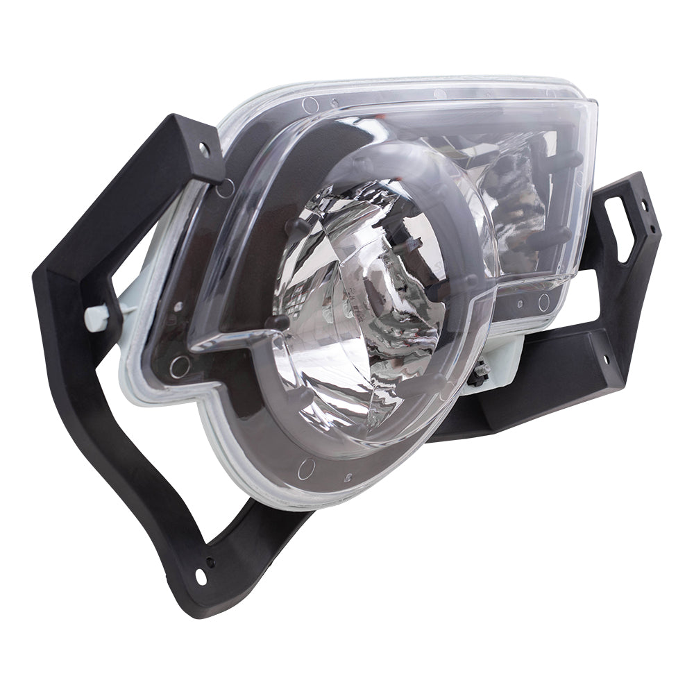 Brock Replacement Passenger Fog Light Compatible with 2002-2006 Avalanche Pickup Truck with Body Cladding 15040362