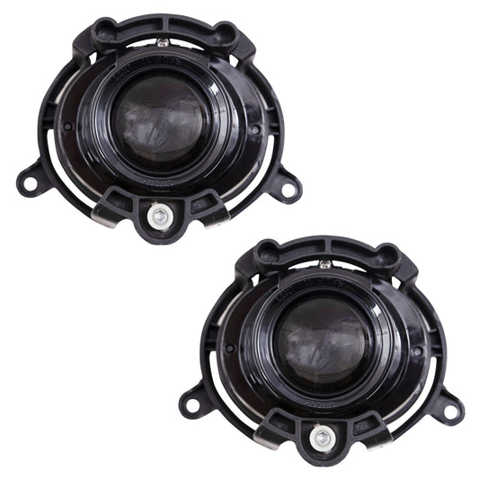 Brock Replacement Driver and Passenger Set Fog Lights Compatible with Malibu Aura CTS LaCrosse XLR Encore 25829654