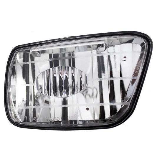 Brock Replacement Passenger Fog Light Compatible with Trailblazer & Trailblazer EXT Ascender 15076246