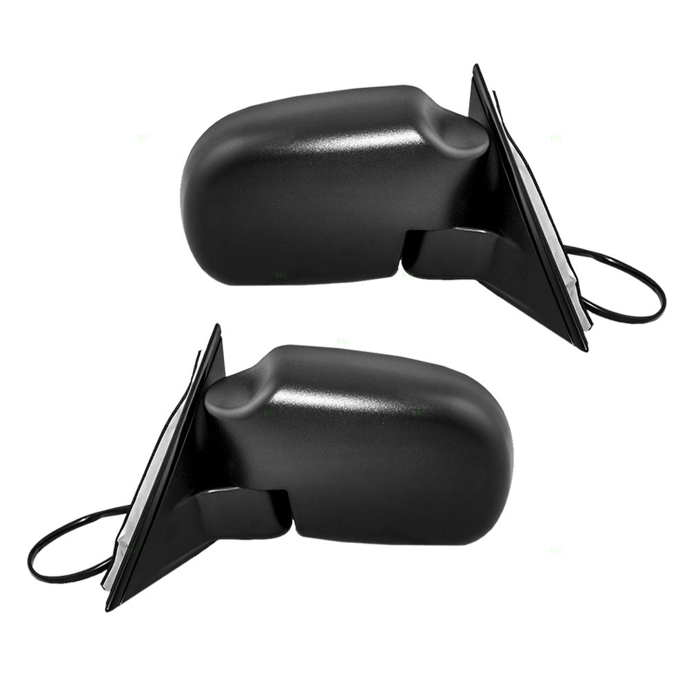 Brock Replacement Driver and Passenger Set Power Side Door Mirrors with Metal Base Compatible with Blazer Jimmy Bravada Enboy S10 Sonoma Pickup