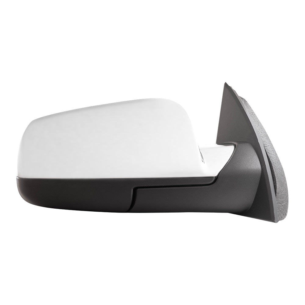 Brock Replacement Driver and Passenger Chrome Power Heated Mirrors Compatible with 2015-2017 Equinox Terrain 23467320 23467321