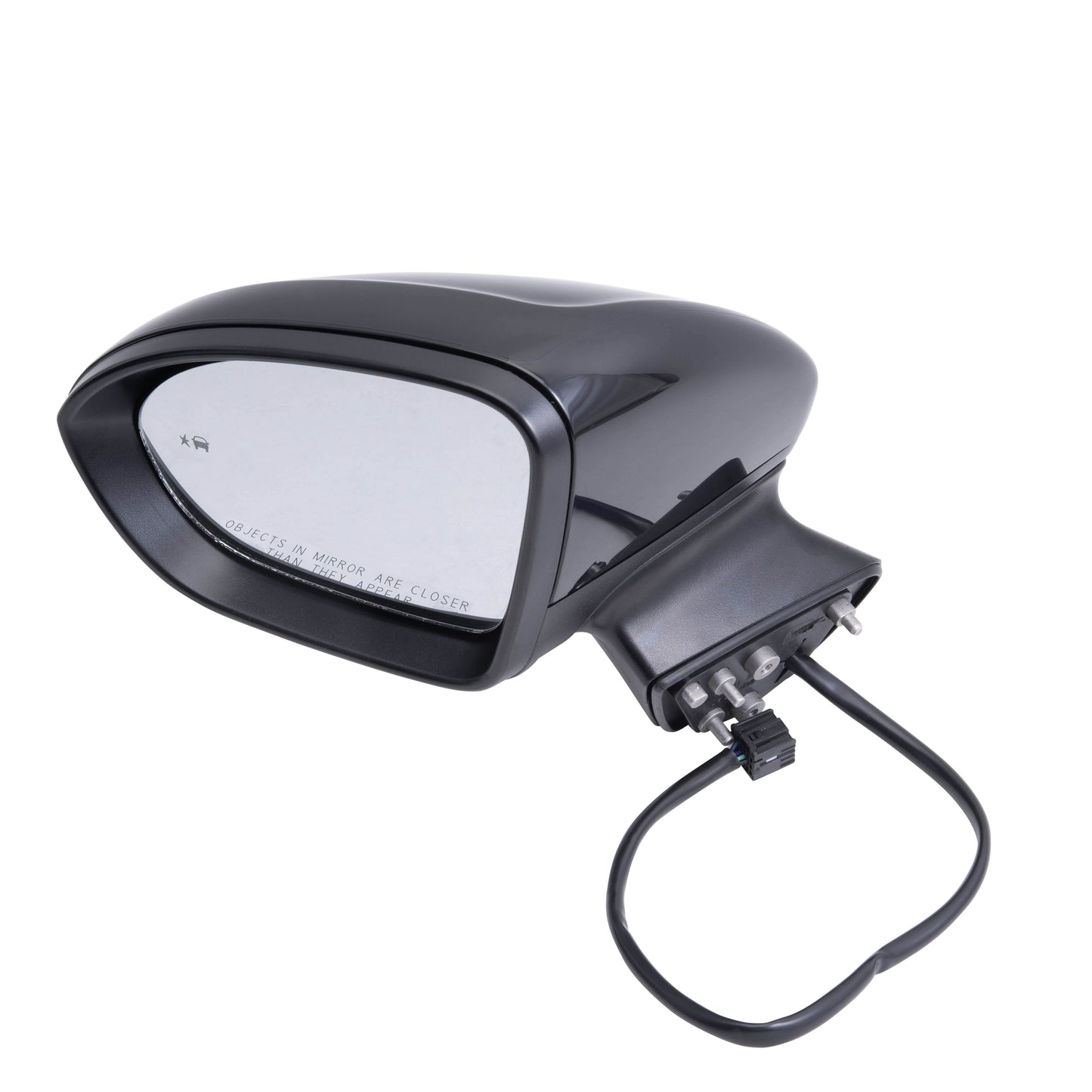 Brock 1332-0016L Driver Side Left Power Door Mirror Paint to Match Black with Heat-Blind Spot Detection without Signal Compatible with 2016-2019 Chevrolet Cruze