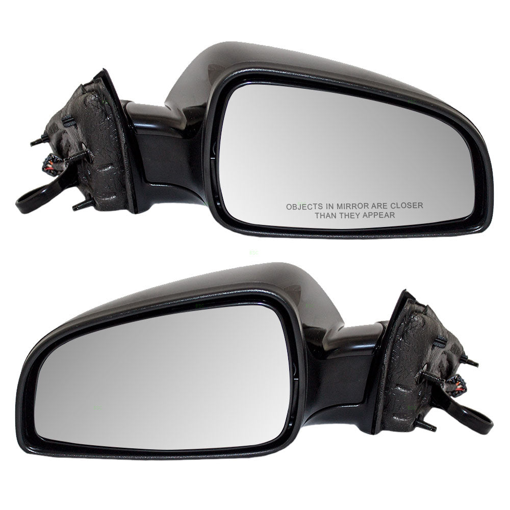 Brock Replacement Driver and Passenger Set Power Side Door Mirrors Heated Compatible with Aura Malibu 20893713 25853523