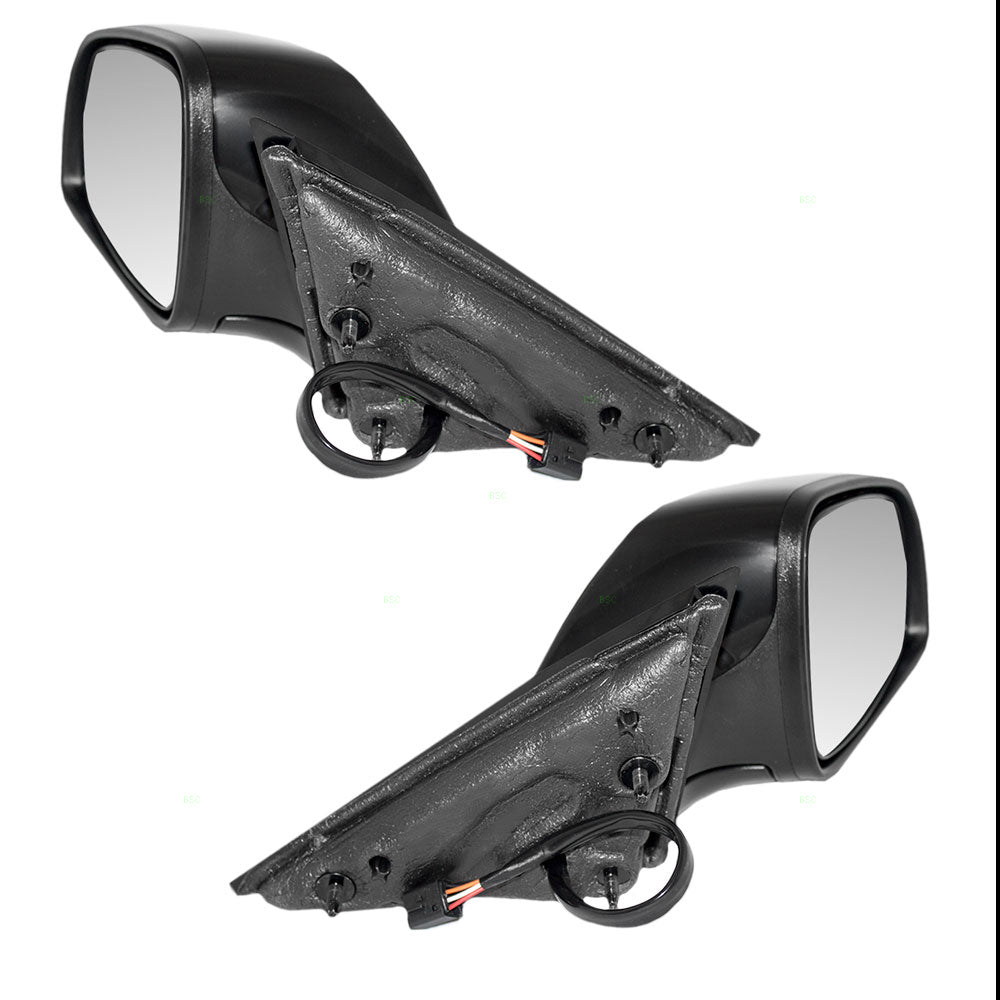 Brock Replacement Driver and Passenger Set Power Side Door Mirrors Heated Compatible with Aura Malibu 20893713 25853523